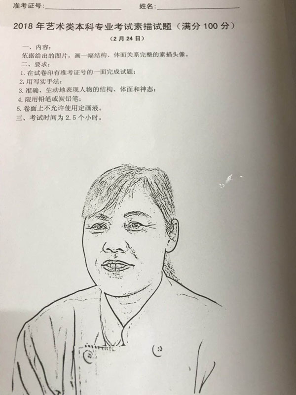 2018年北京服裝學(xué)院美術(shù)?？妓孛杩碱}(北京第三場).jpg